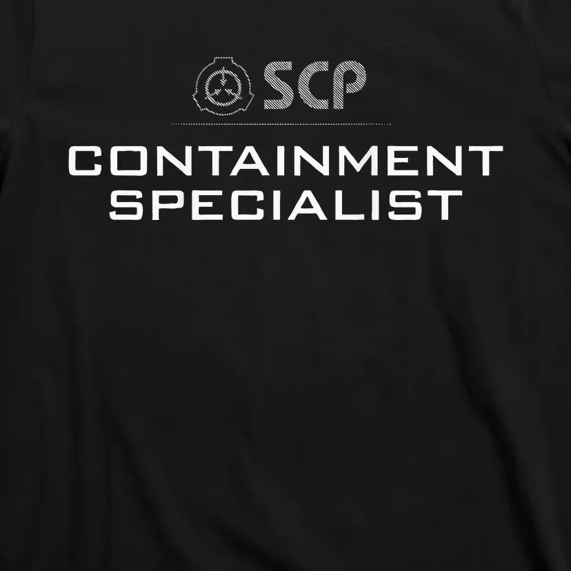 Scp Foundation Containment Specialist Design T-Shirt