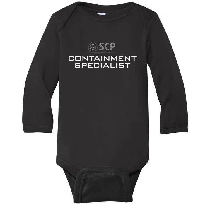 Scp Foundation Containment Specialist Design Baby Long Sleeve Bodysuit