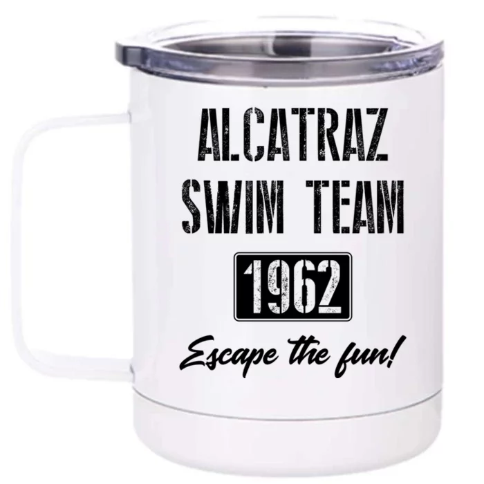 San Francisco California Penitentiary Alcatraz Swim Team Gift Front & Back 12oz Stainless Steel Tumbler Cup