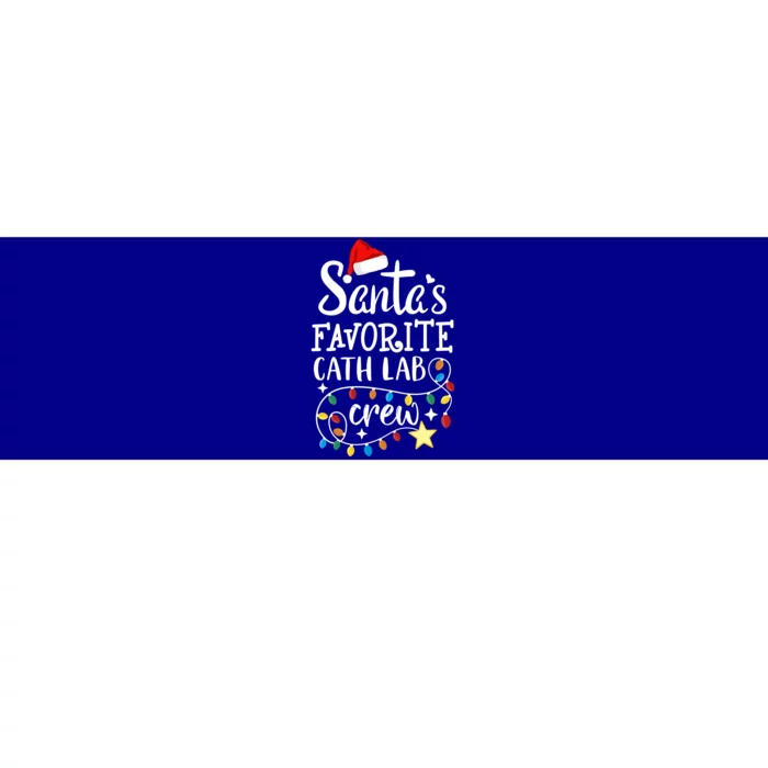 Santa's Favorite Cath Lab Crew Christmas Cath Laboratory Great Gift Bumper Sticker