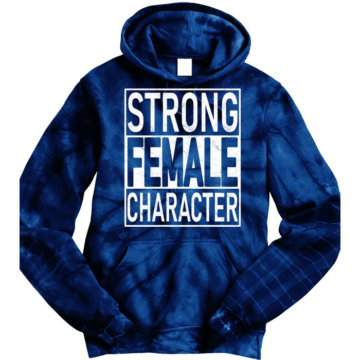 Strong Female Character Tie Dye Hoodie