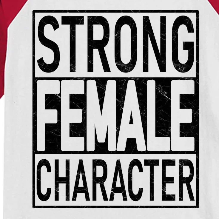 Strong Female Character Kids Colorblock Raglan Jersey