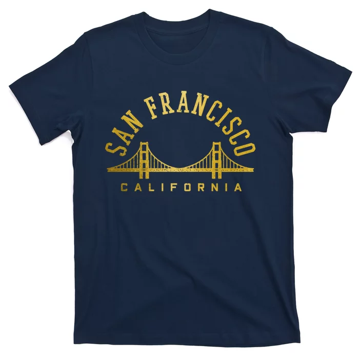 San Francisco California Golden Gate Bridge Vintage T-Shirt