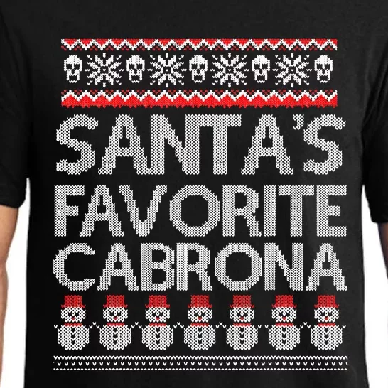 Santa's Favorite Cabrona Navidad Pajama Set