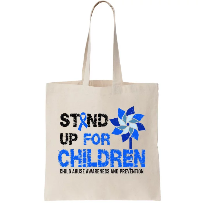 Standup For Children Child Abuse Prevention Awareness Month Gift Tote Bag