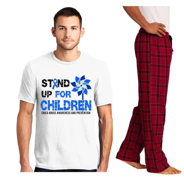 Standup For Children Child Abuse Prevention Awareness Month Gift Pajama Set