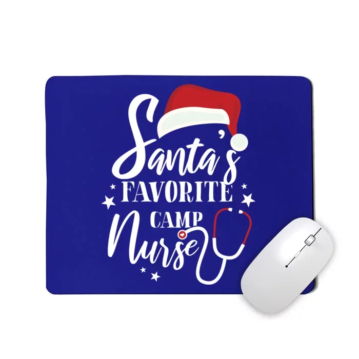 Santa Favorite Camp Nurse Outfit Funny Cute Xmas Gift Mousepad