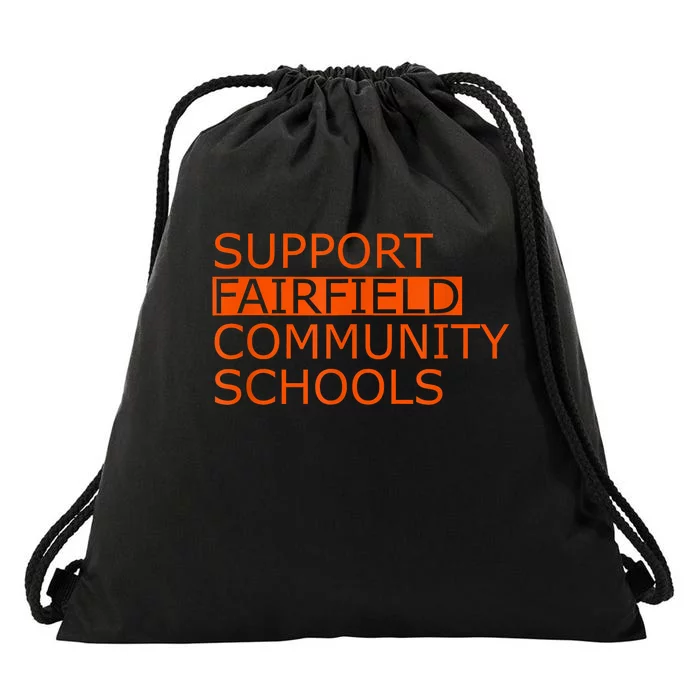 Support Fairfield Community Schools Drawstring Bag