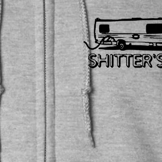 Shitters Full Christmas Humor Graphic Offensive Rude Cool Trending Novelty Offen Full Zip Hoodie