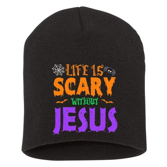 Scary Fall Christian Halloween Decorations Short Acrylic Beanie