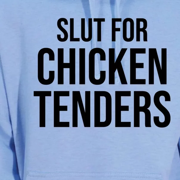 Slut For Chicken Tenders Unisex Surf Hoodie