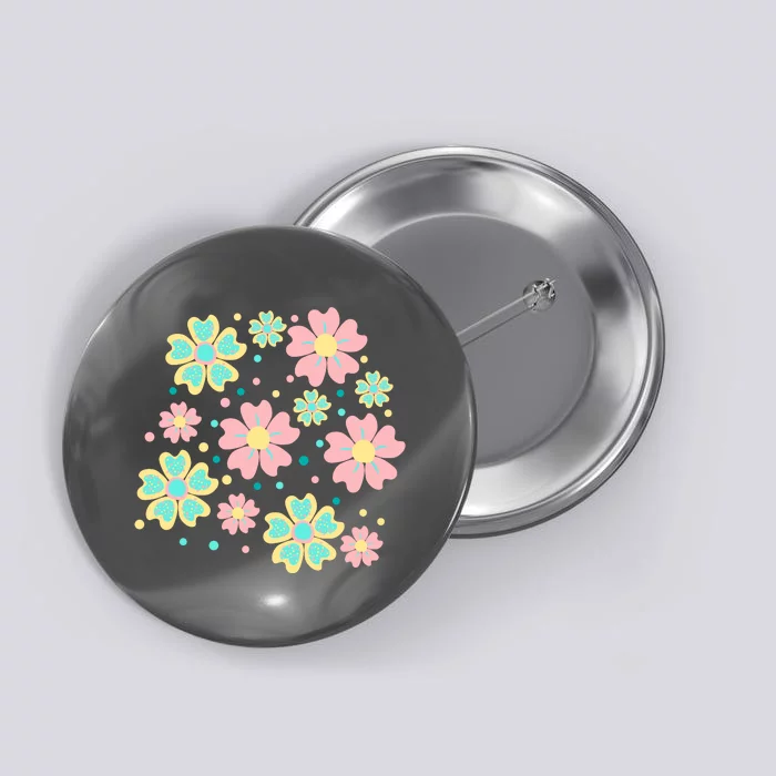 Spring Flower Cute Gift Button