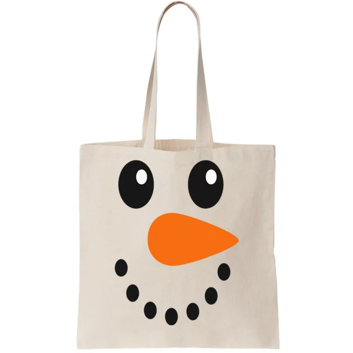 Snowman Face Costume Become a Snowman Tote Bag