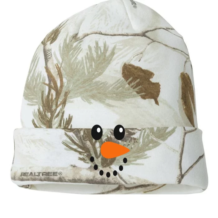 Snowman Face Costume Become a Snowman Kati - 12in Camo Beanie