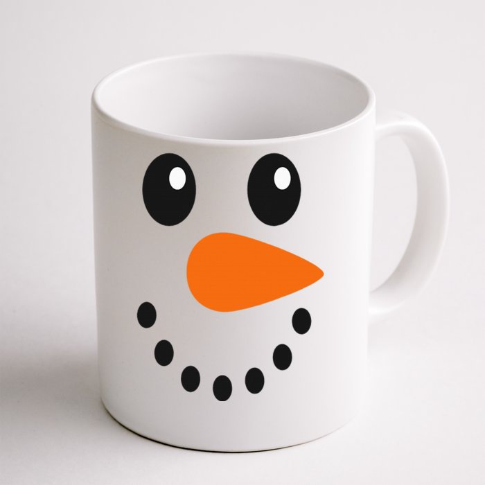 Snowman Face Costume Become a Snowman Front & Back Coffee Mug