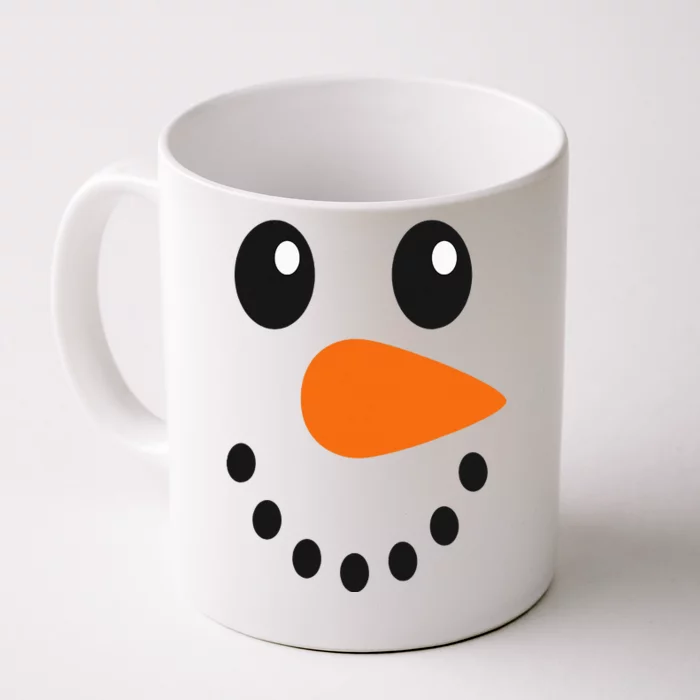 Snowman Face Costume Become a Snowman Front & Back Coffee Mug