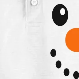 Snowman Face Costume Become a Snowman Dry Zone Grid Performance Polo