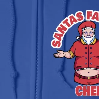 Santas Favorite Chef Funny Chef Gift Full Zip Hoodie