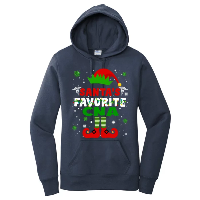 SantaS Favorite Cna Funny Christmas Gifts Women's Pullover Hoodie