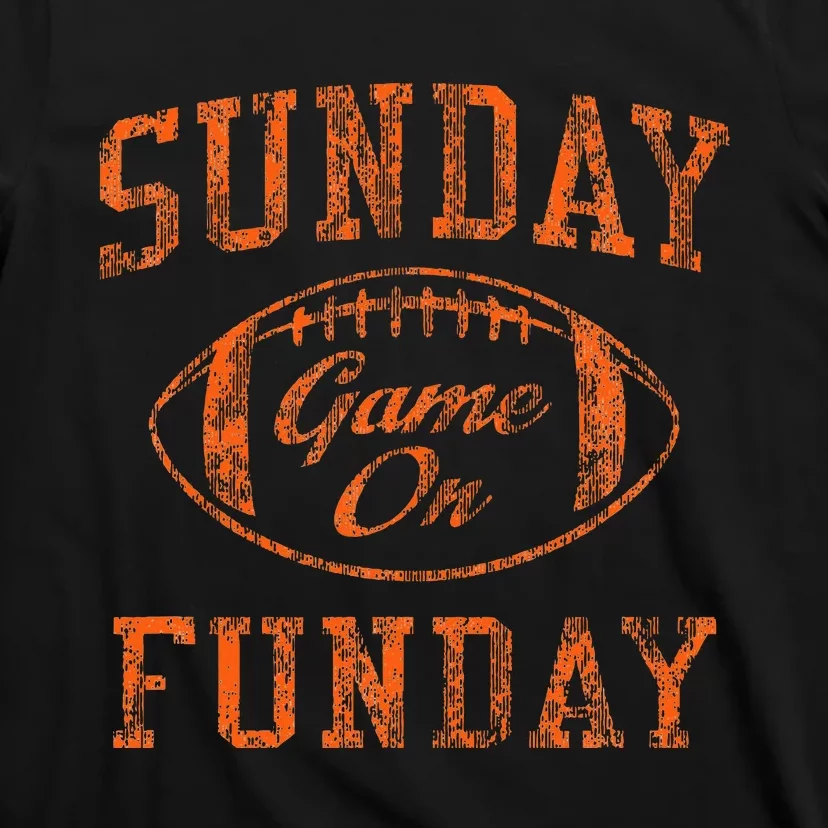 Sunday Funday Cleveland Football Retro T-Shirt