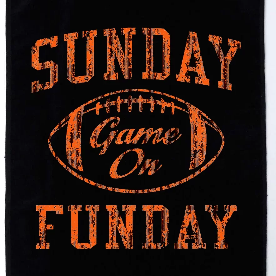 Sunday Funday Cleveland Football Retro Platinum Collection Golf Towel