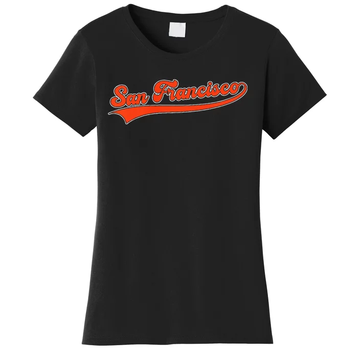 San Francisco California Retro Vintage Throwback Design Premium Women's T-Shirt