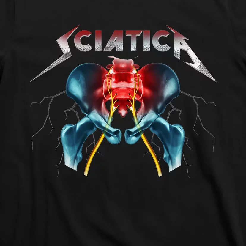 Sciatica Funny Chiropractor Spine Orthopedic T-Shirt