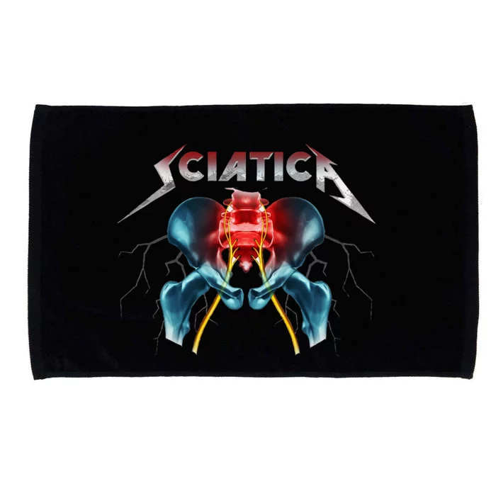 Sciatica Funny Chiropractor Spine Orthopedic Microfiber Hand Towel