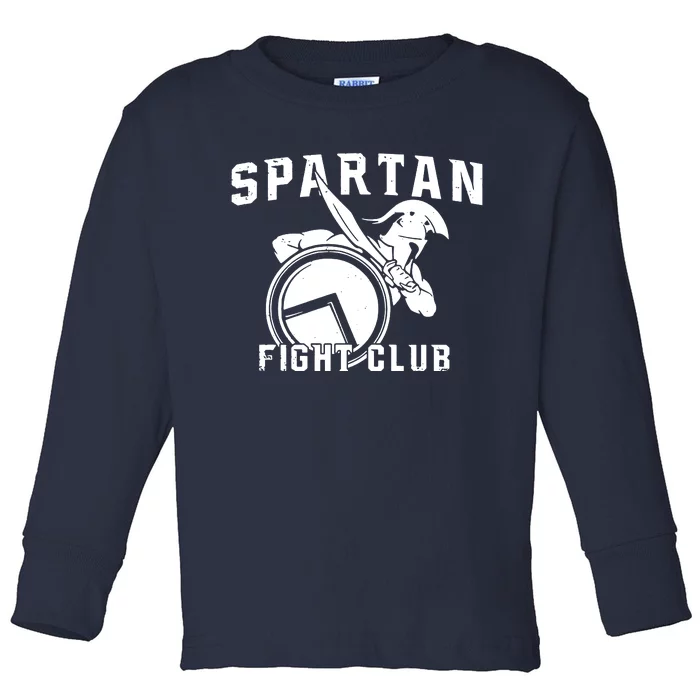 Spartan Fight Club Toddler Long Sleeve Shirt