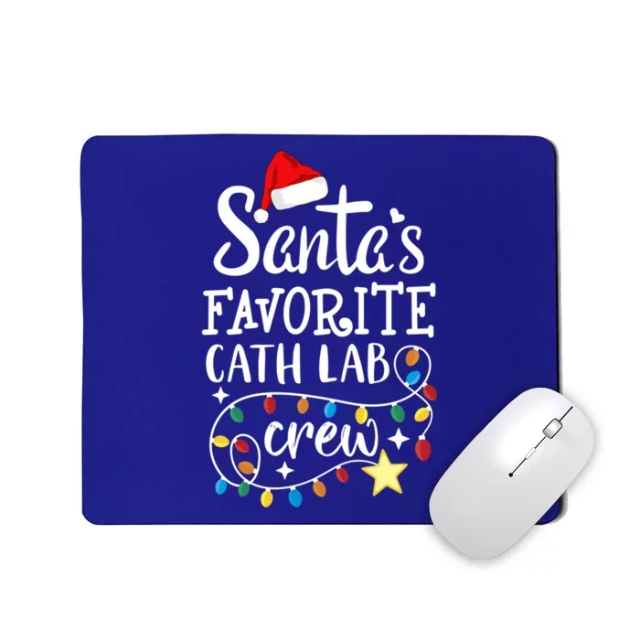 Santa's Favorite Cath Lab Crew Christmas Cath Laboratory Meaningful Gift Mousepad