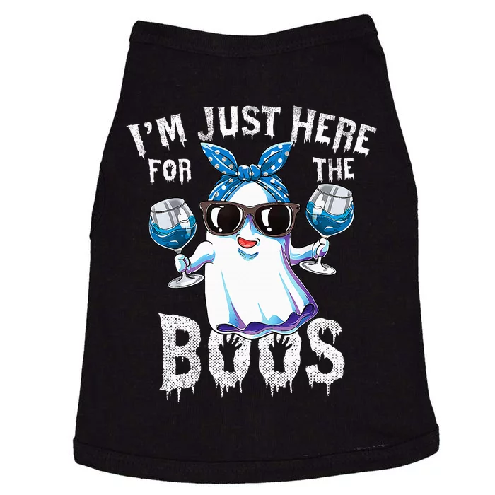 Spooky Fun Cute Ghost Halloween Party Doggie Tank