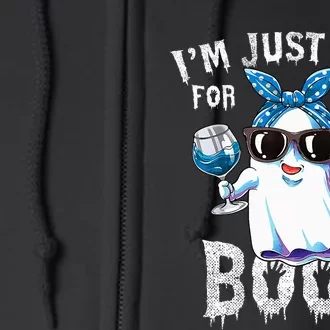 Spooky Fun Cute Ghost Halloween Party Full Zip Hoodie