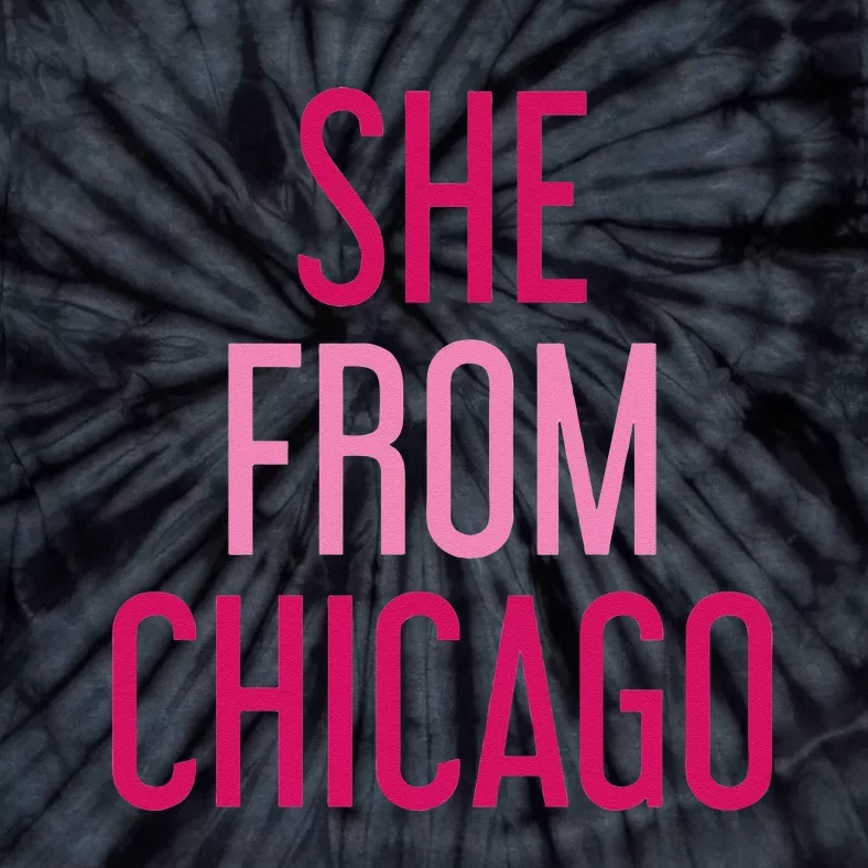 She From Chicago Women Apparel Tie-Dye T-Shirt