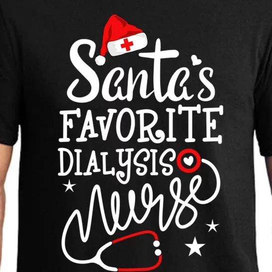 SantaS Favorite Dialysis Nurse Christmas Nephrology Nursing Gift Pajama Set