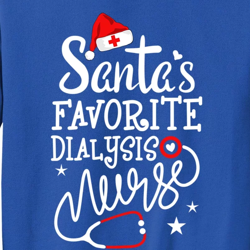 SantaS Favorite Dialysis Nurse Christmas Nephrology Nursing Gift Sweatshirt