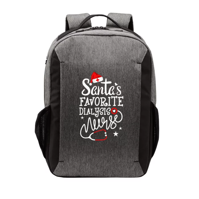 SantaS Favorite Dialysis Nurse Christmas Nephrology Nursing Gift Vector Backpack