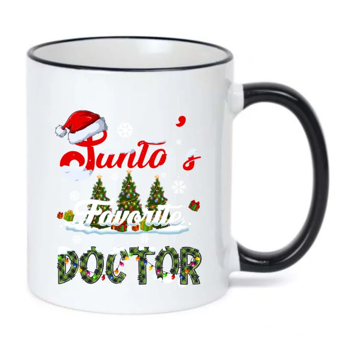 SantaS Favorite Doctor Family Matching Group Christmas Gift Black Color Changing Mug