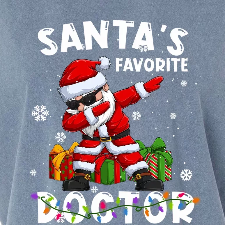 SantaS Favorite Doctor Family Matching Group Christmas Gift Garment-Dyed Women's Muscle Tee