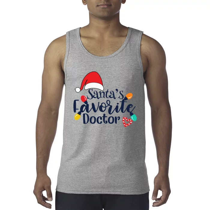 SantaS Favorite Doctor Nurse Costume Christmas 2020 Cute Gift Tank Top