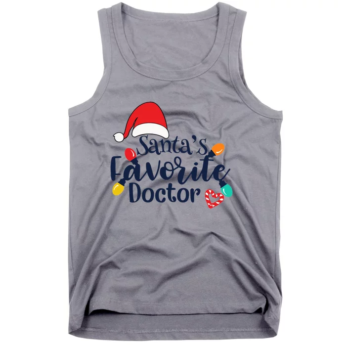 SantaS Favorite Doctor Nurse Costume Christmas 2020 Cute Gift Tank Top