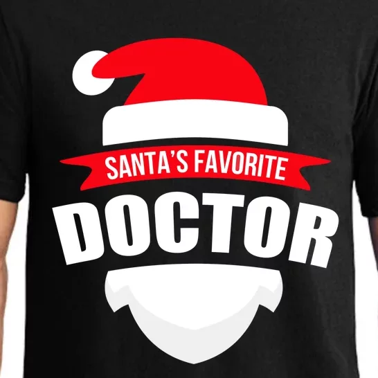 SantaS Favorite Doctor Cute Gift Fun Christmas Wear Pajama Set