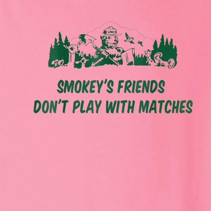 Smokey's Friends Don't Play With Matches Toddler Long Sleeve Shirt