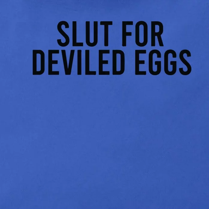 Slut For Deviled Eggs Zip Tote Bag