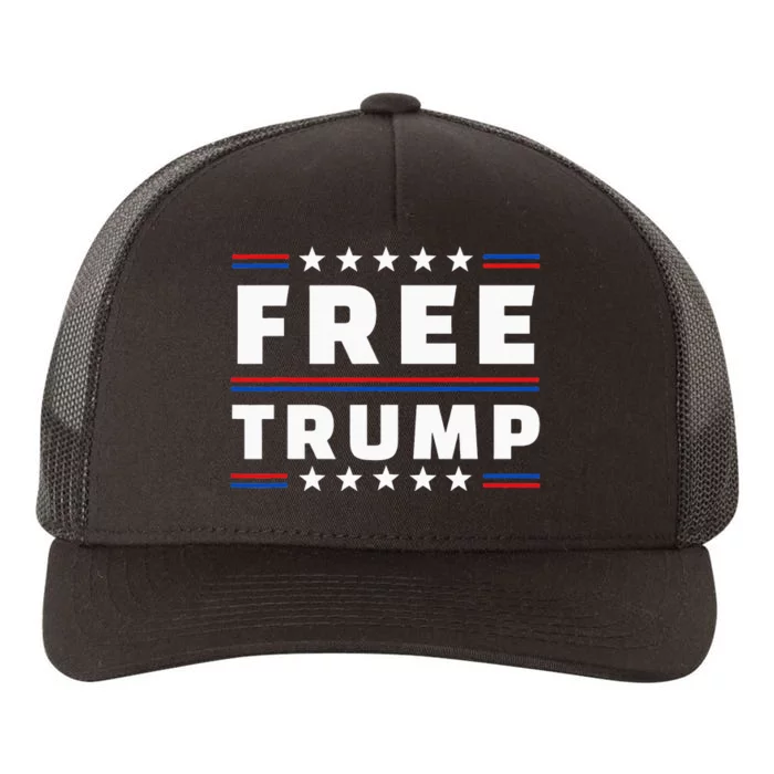 Support Free Donald Trump Republican Yupoong Adult 5-Panel Trucker Hat