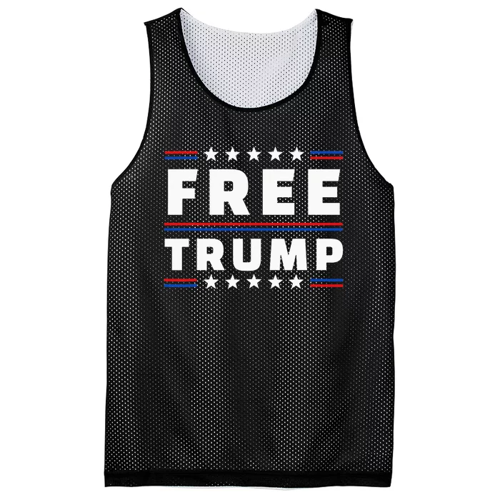 Support Free Donald Trump Republican Mesh Reversible Basketball Jersey Tank