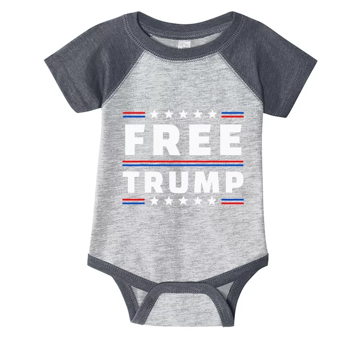 Support Free Donald Trump Republican Infant Baby Jersey Bodysuit