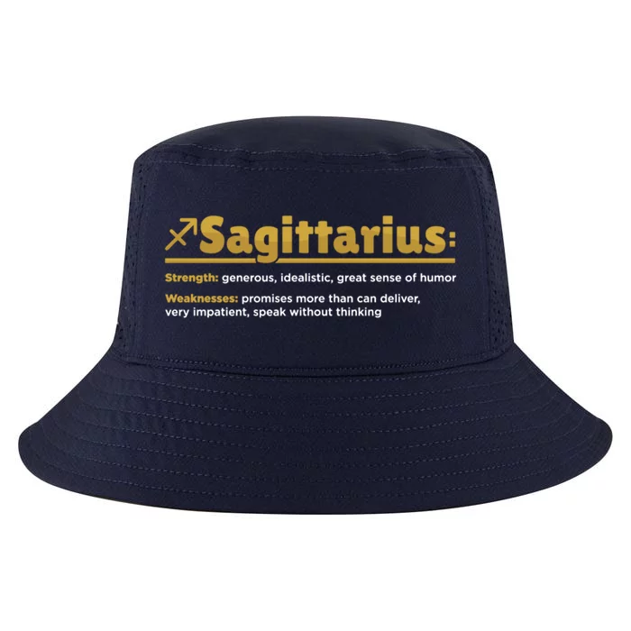 Sagittarius Facts Definition Birthday Horoscope Zodiac Sign Gift Cool Comfort Performance Bucket Hat