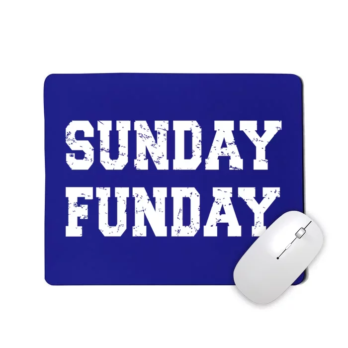 Sunday Funday Design Sunday Funday Football Game Day Cute Gift Mousepad