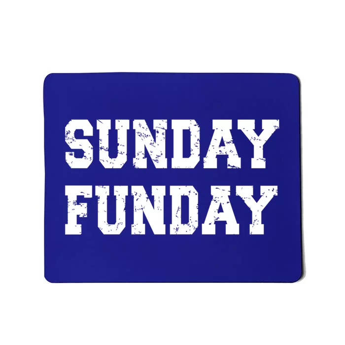 Sunday Funday Design Sunday Funday Football Game Day Cute Gift Mousepad