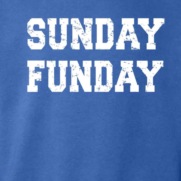 Sunday Funday Design Sunday Funday Football Game Day Cute Gift Toddler Hoodie